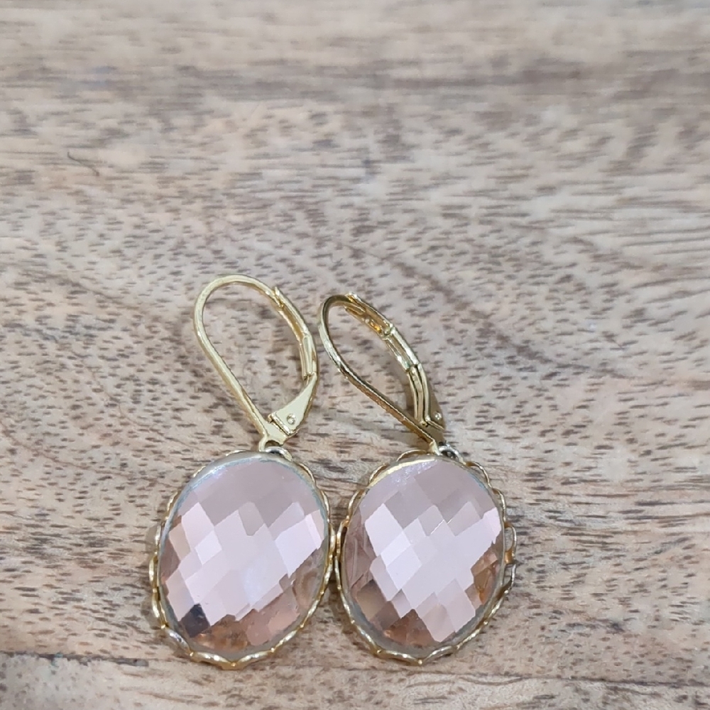Vintage Glass Dangle Earrings